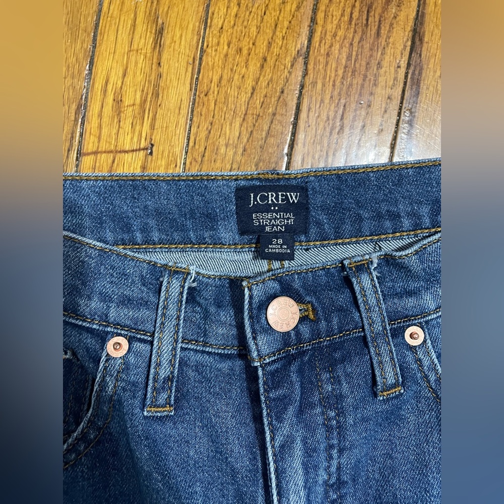 J Crew Essential Straight Jean | women’s 28 - Picture 2 of 4